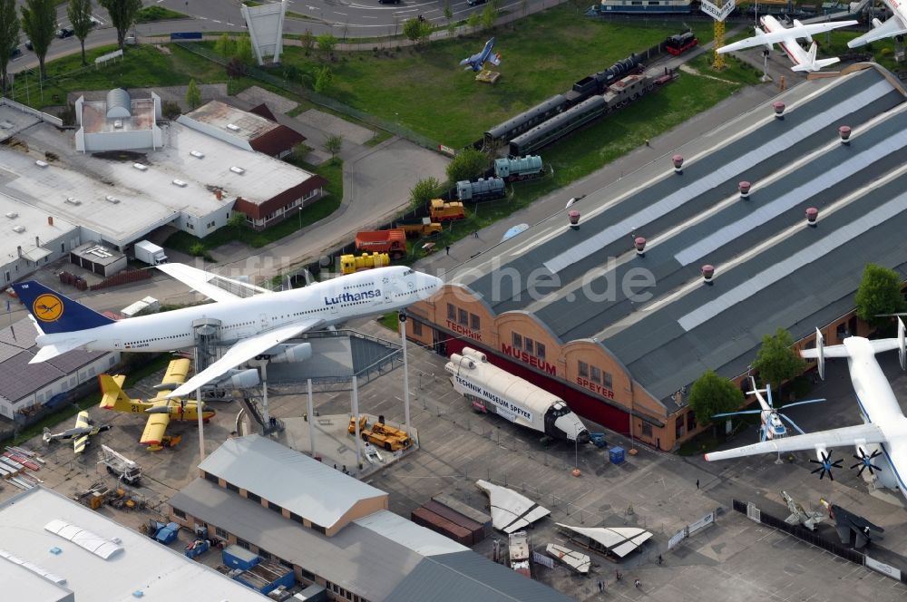 Luftbild Speyer - Technik Museum Speyer im Bundesland Rheinland-Pfalz