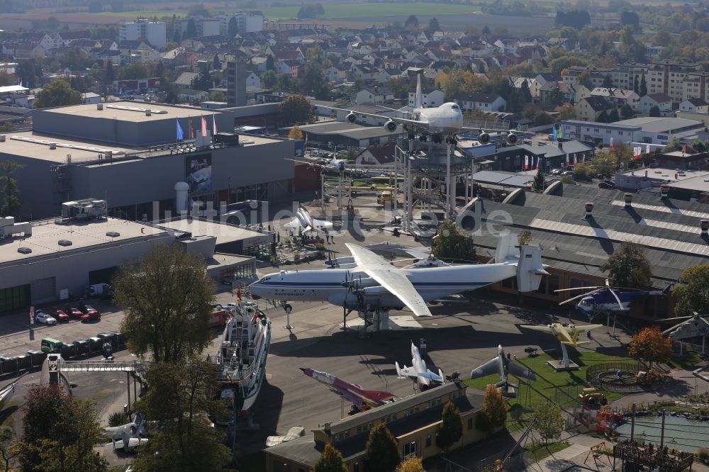 Speyer aus der Vogelperspektive: Technik Museum in Speyer im Bundesland Rheinland-Pfalz, Deutschland