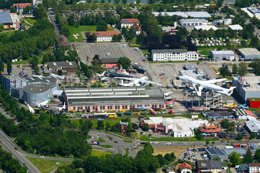 Luftaufnahme Speyer - Technik Museum in Speyer im Bundesland Rheinland-Pfalz, Deutschland