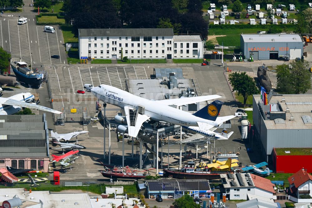 Speyer aus der Vogelperspektive: Technik Museum in Speyer im Bundesland Rheinland-Pfalz, Deutschland