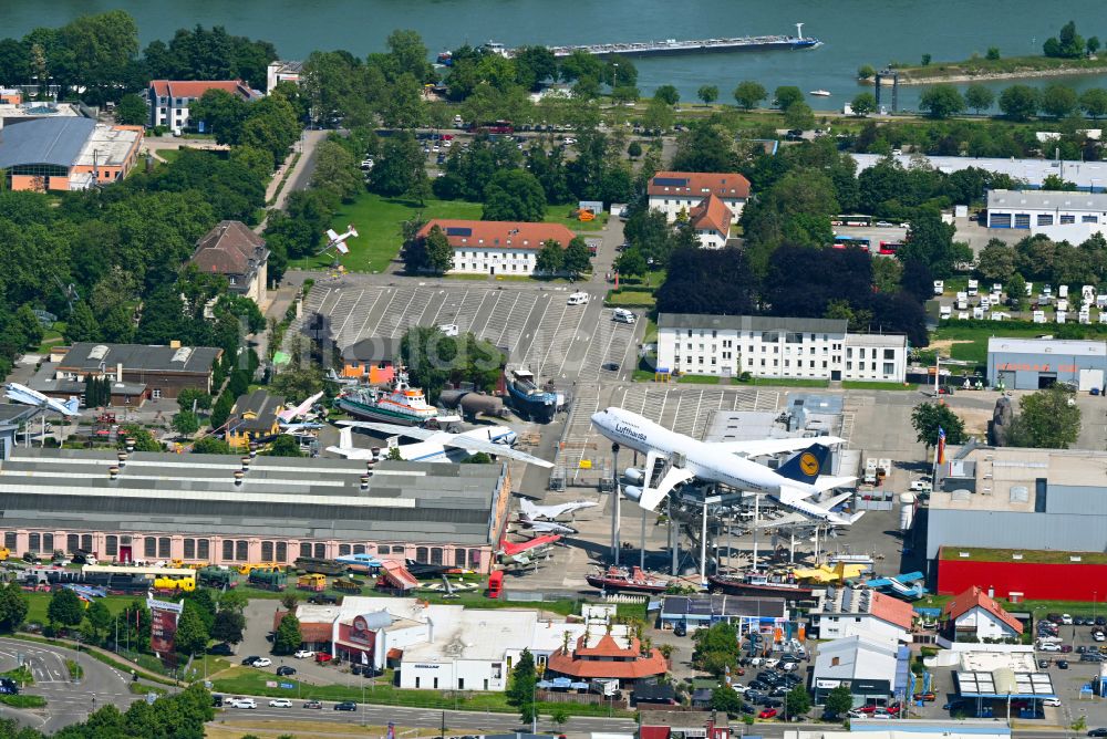 Luftaufnahme Speyer - Technik Museum in Speyer im Bundesland Rheinland-Pfalz, Deutschland