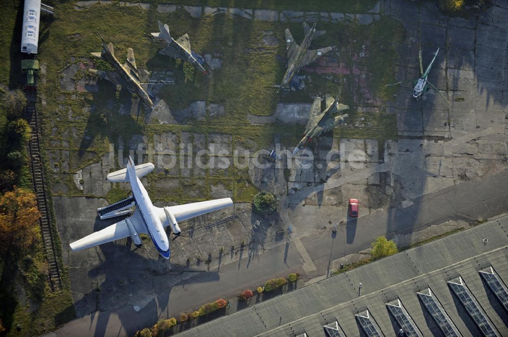 Dessau von oben - Technikmuseum Dessau