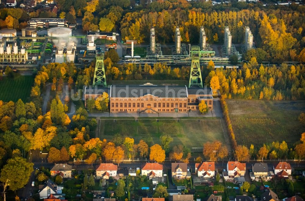 Gladbeck von oben - Technische Anlagen im Industriegebiet Maschinenhalle-Gladbeck in Gladbeck im Bundesland Nordrhein-Westfalen