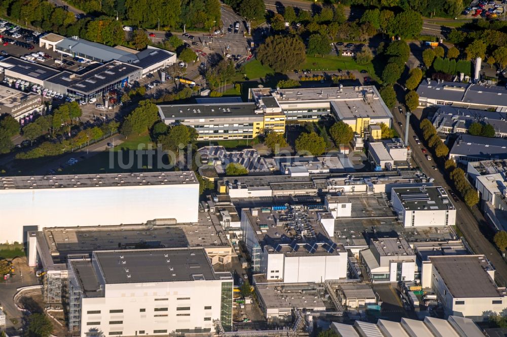 Luftbild Freiburg im Breisgau - Technische Anlagen im Industriegebiet Pfizer Freiburg in Freiburg im Breisgau im Bundesland Baden-Württemberg, Deutschland