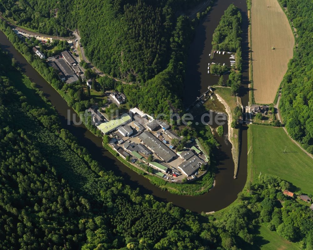 Luftbild Nassau - Technische Anlagen der Metallwerk Elisenhütte GmbH in Nassau im Bundesland Rheinland-Pfalz