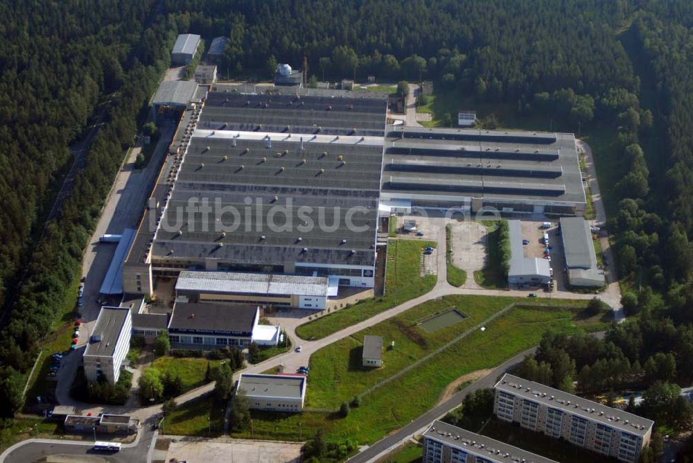 Luftaufnahme Ilmenau - Technische Glaswerke Ilmenau GmbH