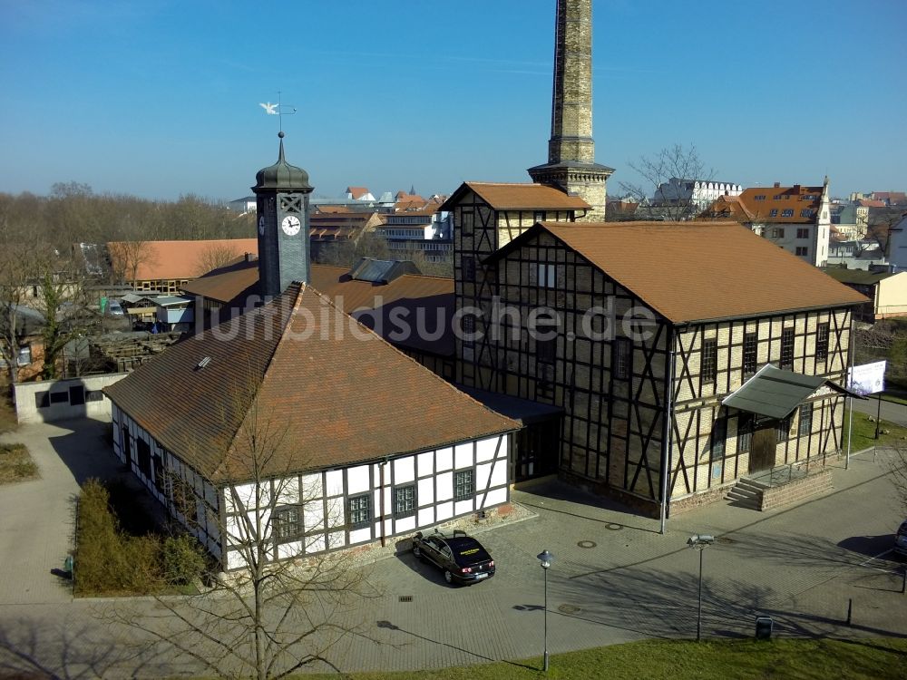 Halle / Saale aus der Vogelperspektive: Technisches Halloren-und Salinemuseum in Halle (Saale) im Bundesland Sachsen-Anhalt