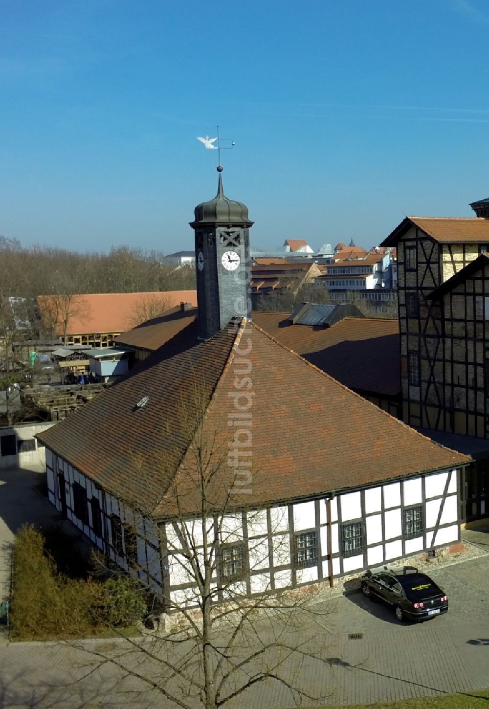 Luftbild Halle / Saale - Technisches Halloren-und Salinemuseum in Halle (Saale) im Bundesland Sachsen-Anhalt