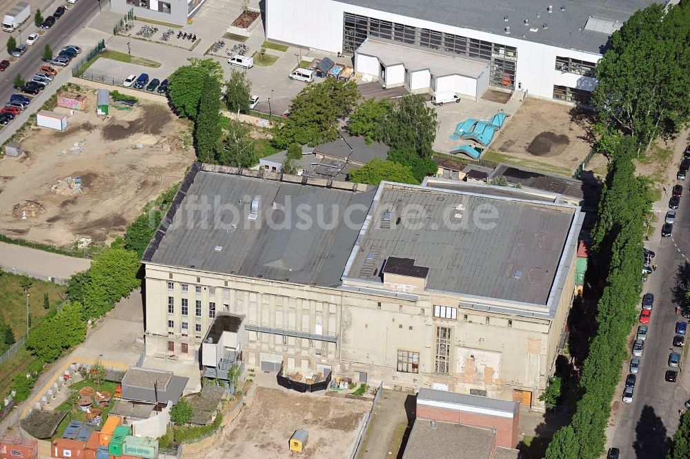 Luftbild Berlin Friedrichshain - Techno - Club Berghain in Berlin / Friedrichshain im Bundesland Berlin