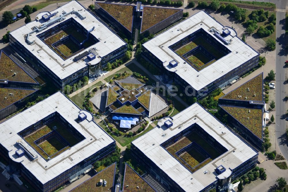 Hennigsdorf von oben - Technologiezentrum Blaues Wunder in Hennigsdorf im Bundesland Brandenburg