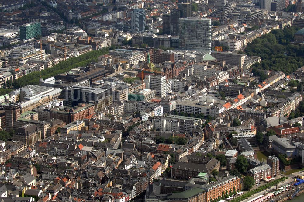 Düsseldorf aus der Vogelperspektive: Teil der Stadt Düsseldorf