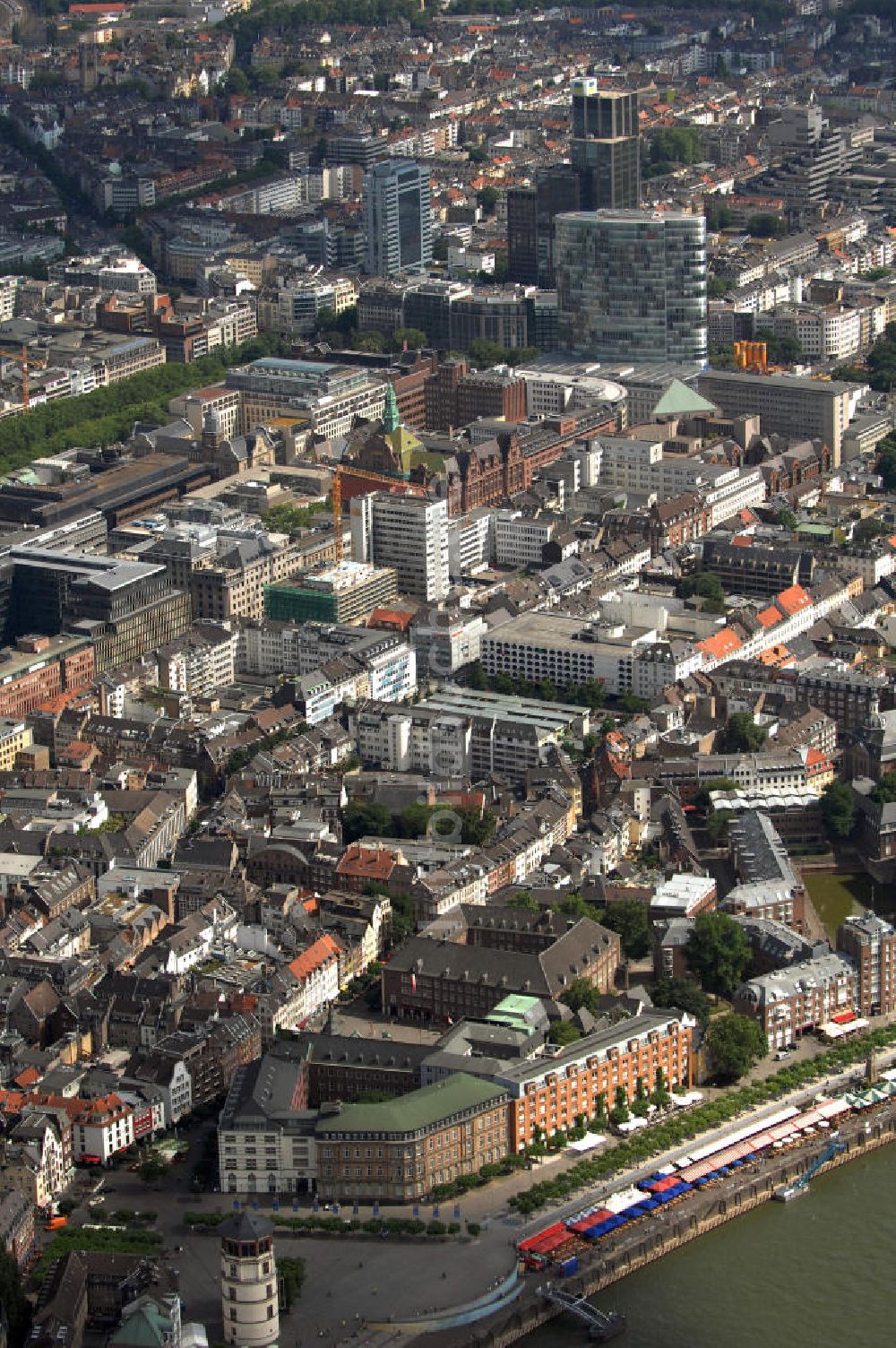 Luftbild Düsseldorf - Teil der Stadt Düsseldorf