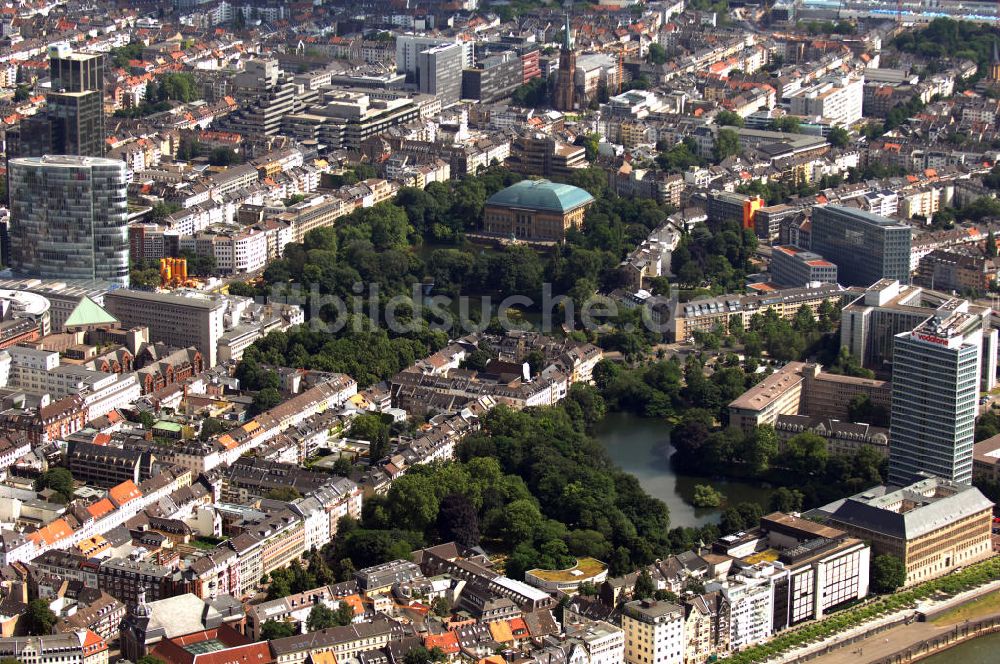 Luftaufnahme Düsseldorf - Teil der Stadt Düsseldorf