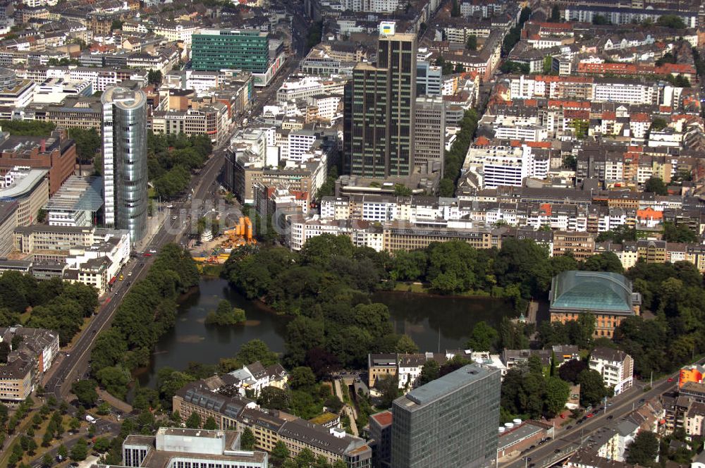 Düsseldorf von oben - Teil der Stadt Düsseldorf