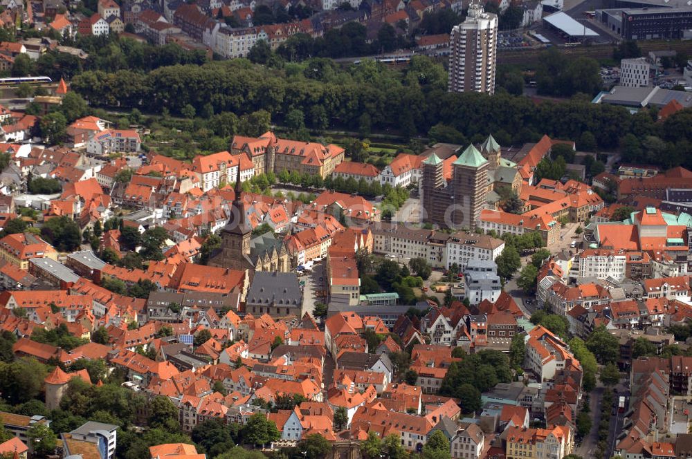 Osnabrück aus der Vogelperspektive: Teil der Stadt Osnabrück