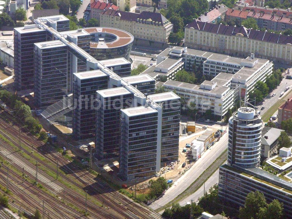 München aus der Vogelperspektive: Telekom Center München - München