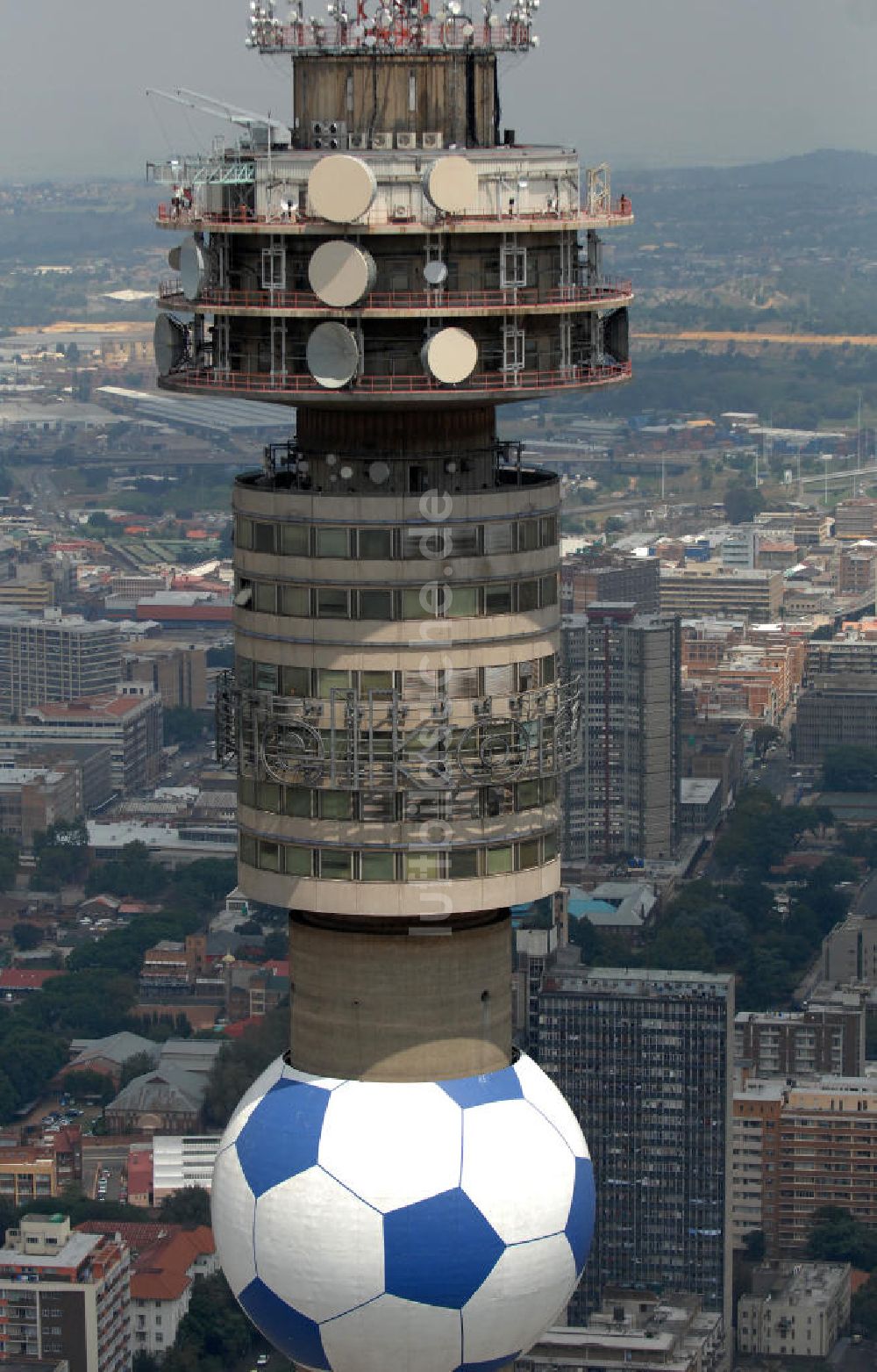 Johannesburg aus der Vogelperspektive: Telkom Joburg Tower Johannesburg Südafrika / South Africa