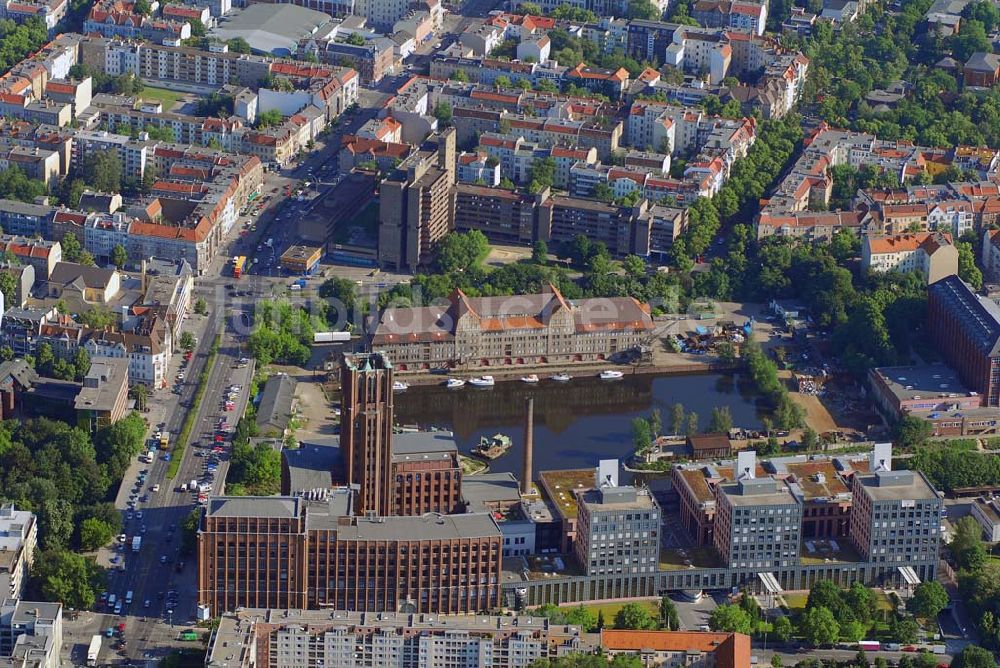 Luftaufnahme Berlin - Tempelhofer Hafen