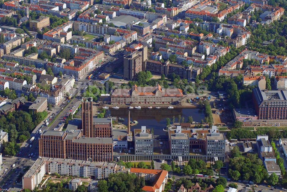 Berlin von oben - Tempelhofer Hafen