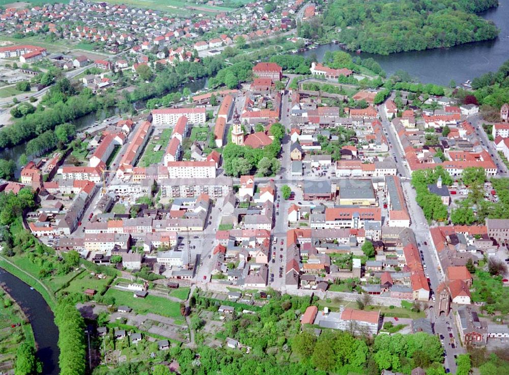 Templin / BRA von oben - Templin / Brandenburg.