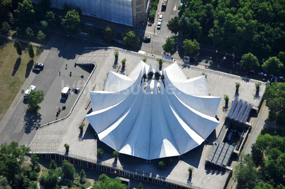 Luftaufnahme Berlin Kreuzberg - Tempodrom Berlin Kreuzberg