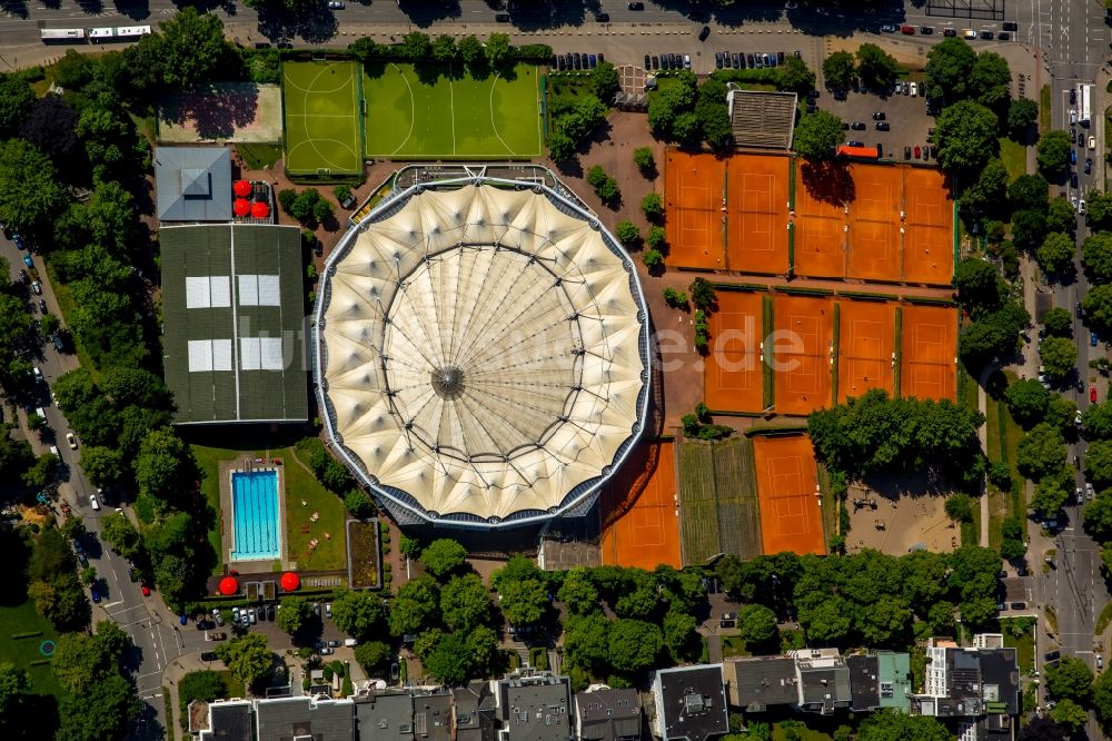 Luftbild Hamburg - Tennisarena am Rothenbaum in Hamburg