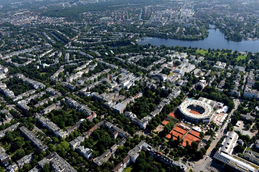 Luftaufnahme Hamburg - Tennisarena am Rothenbaum in Hamburg