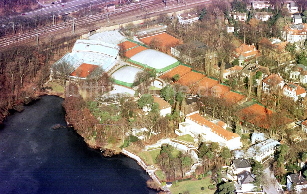 Berlin von oben - Tennisplatz Lawn-Tennis-Turnier-Club Rot-Weiß e.V. in Berlin, Deutschland