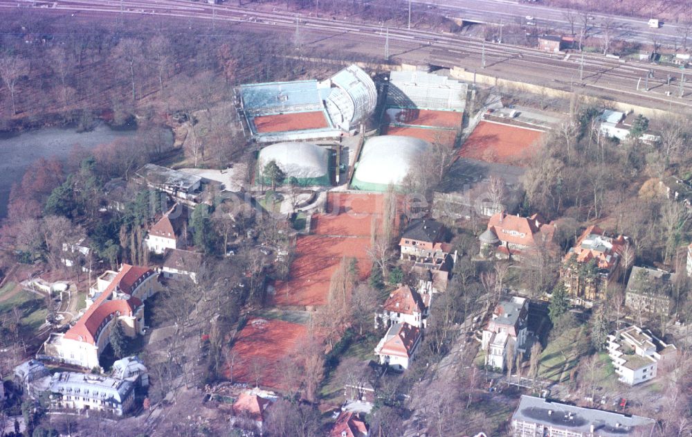 Luftbild Berlin - Tennisplatz Lawn-Tennis-Turnier-Club Rot-Weiß e.V. in Berlin, Deutschland