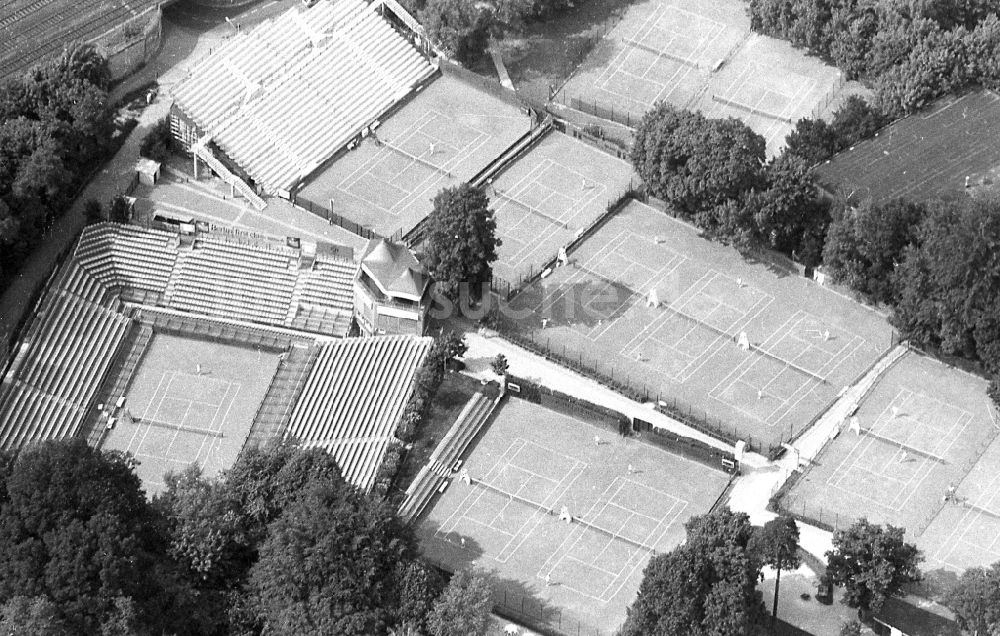 Luftaufnahme Berlin - Tennisplatz Lawn-Tennis-Turnier-Club Rot-Weiß e.V. in Berlin, Deutschland