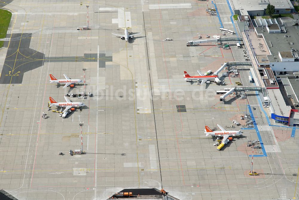 Schönefeld aus der Vogelperspektive: Terminal Nord, BBI Schönefeld