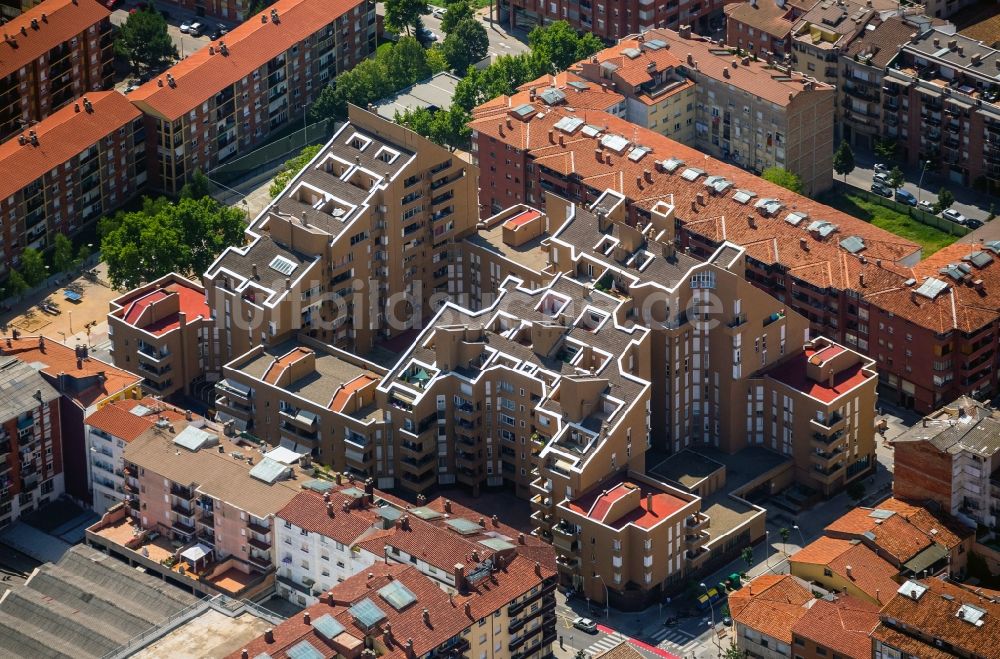 Luftbild Vic - Terrassenhaus in Vic in der Provinz Barcelona in Spanien