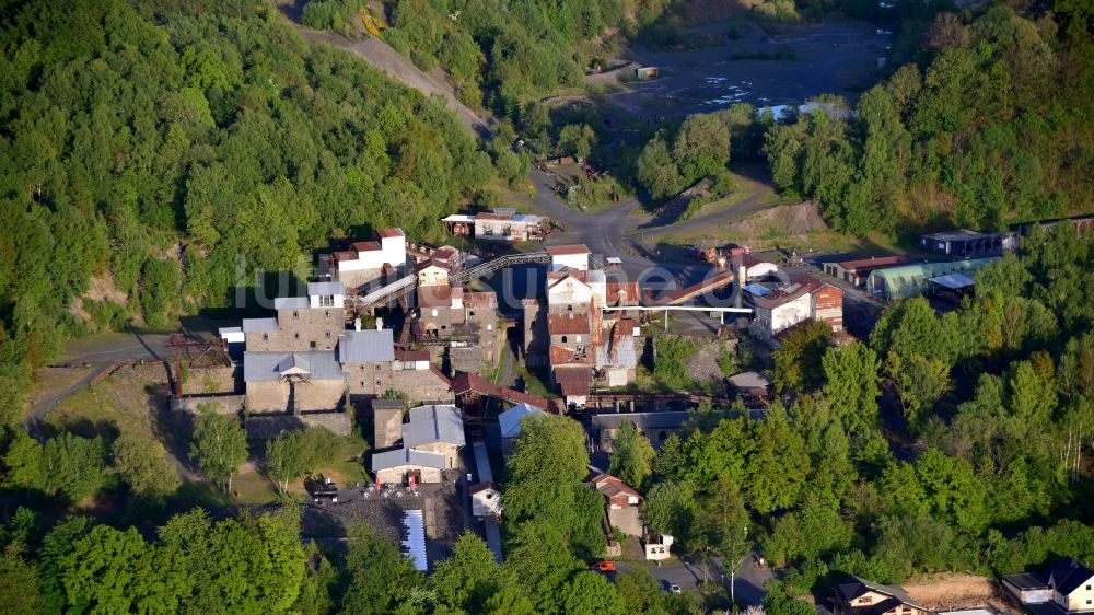 Luftbild Enspel - Tertiär- und Industrie-Erlebnispark Stöffel in Enspel im Bundesland Rheinland-Pfalz, Deutschland