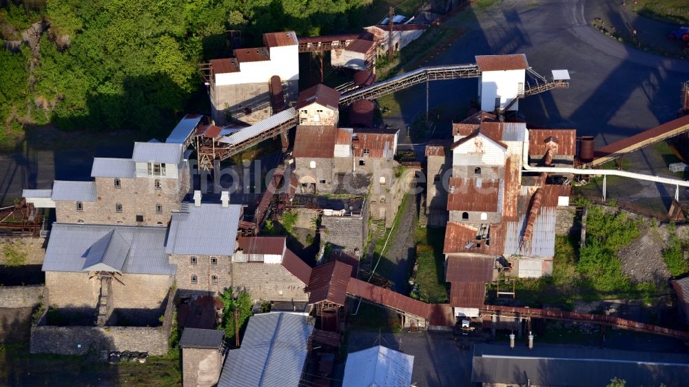 Luftaufnahme Enspel - Tertiär- und Industrie-Erlebnispark Stöffel in Enspel im Bundesland Rheinland-Pfalz, Deutschland