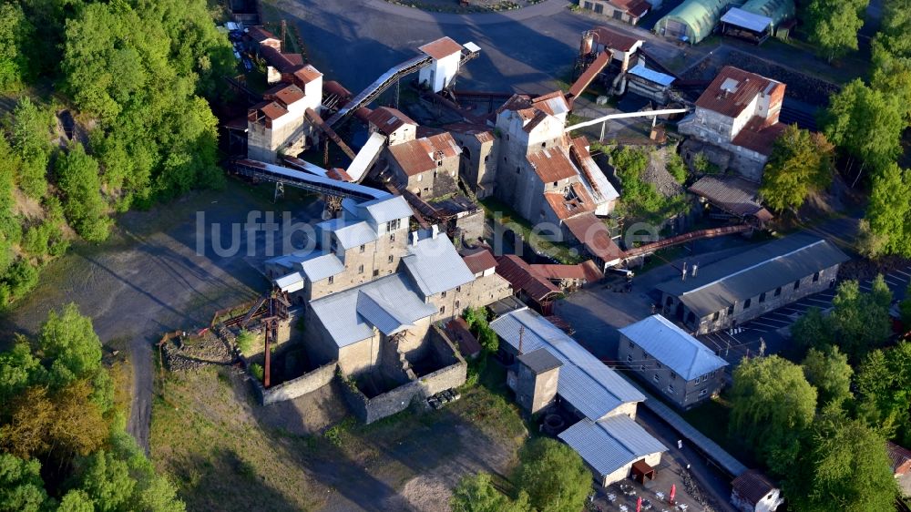 Luftbild Enspel - Tertiär- und Industrie-Erlebnispark Stöffel in Enspel im Bundesland Rheinland-Pfalz, Deutschland