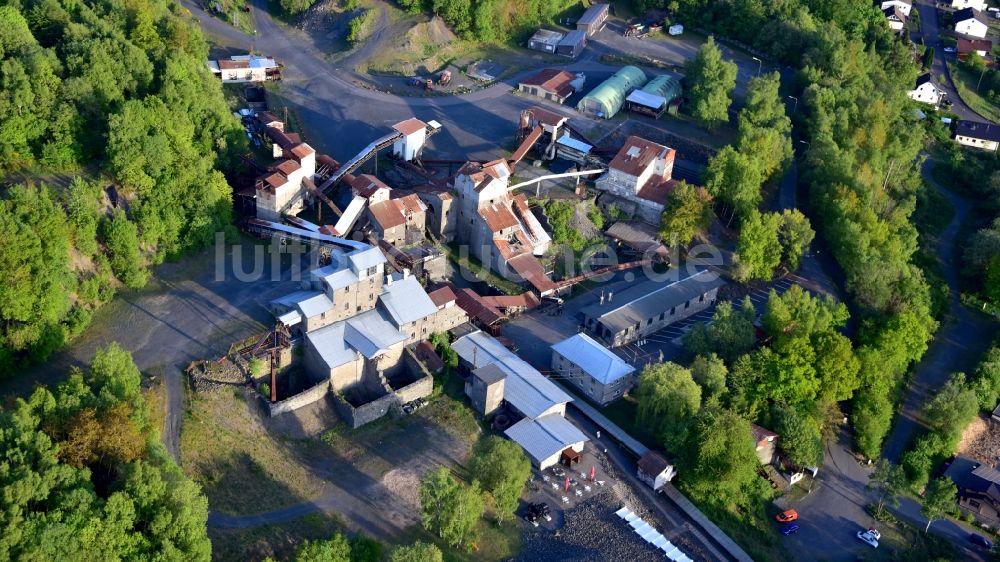 Luftaufnahme Enspel - Tertiär- und Industrie-Erlebnispark Stöffel in Enspel im Bundesland Rheinland-Pfalz, Deutschland