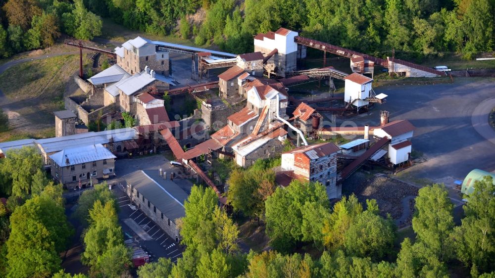 Luftbild Enspel - Tertiär- und Industrie-Erlebnispark Stöffel in Enspel im Bundesland Rheinland-Pfalz, Deutschland