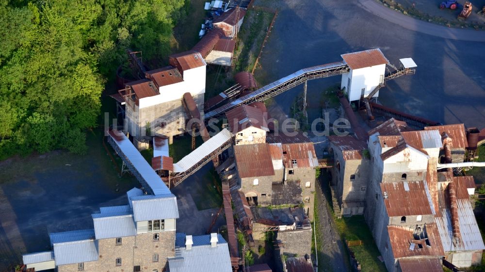 Luftaufnahme Enspel - Tertiär- und Industrie-Erlebnispark Stöffel in Enspel im Bundesland Rheinland-Pfalz, Deutschland