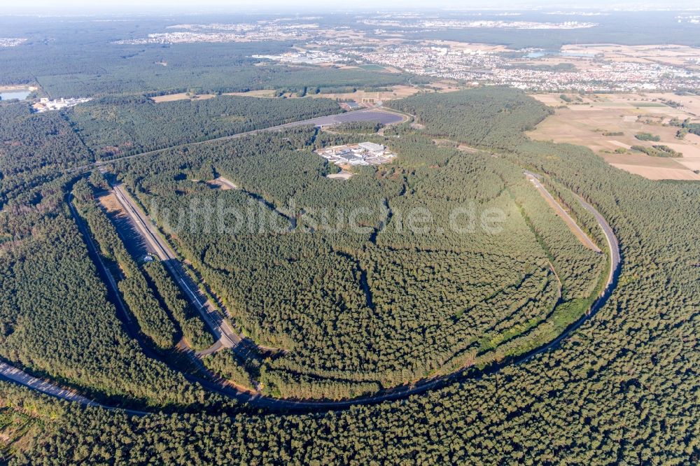 Rodgau Aus Der Vogelperspektive Teststrecke Des Opel Test Center Im Mooskiefernwald Von Dudenhofen Bei Rodgau Im