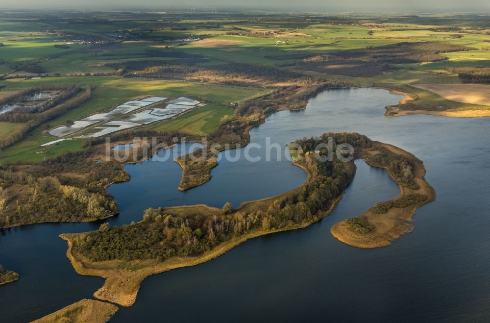 Luftbild Teterow - Teterower See im Bundesland Mecklenburg-Vorpommern