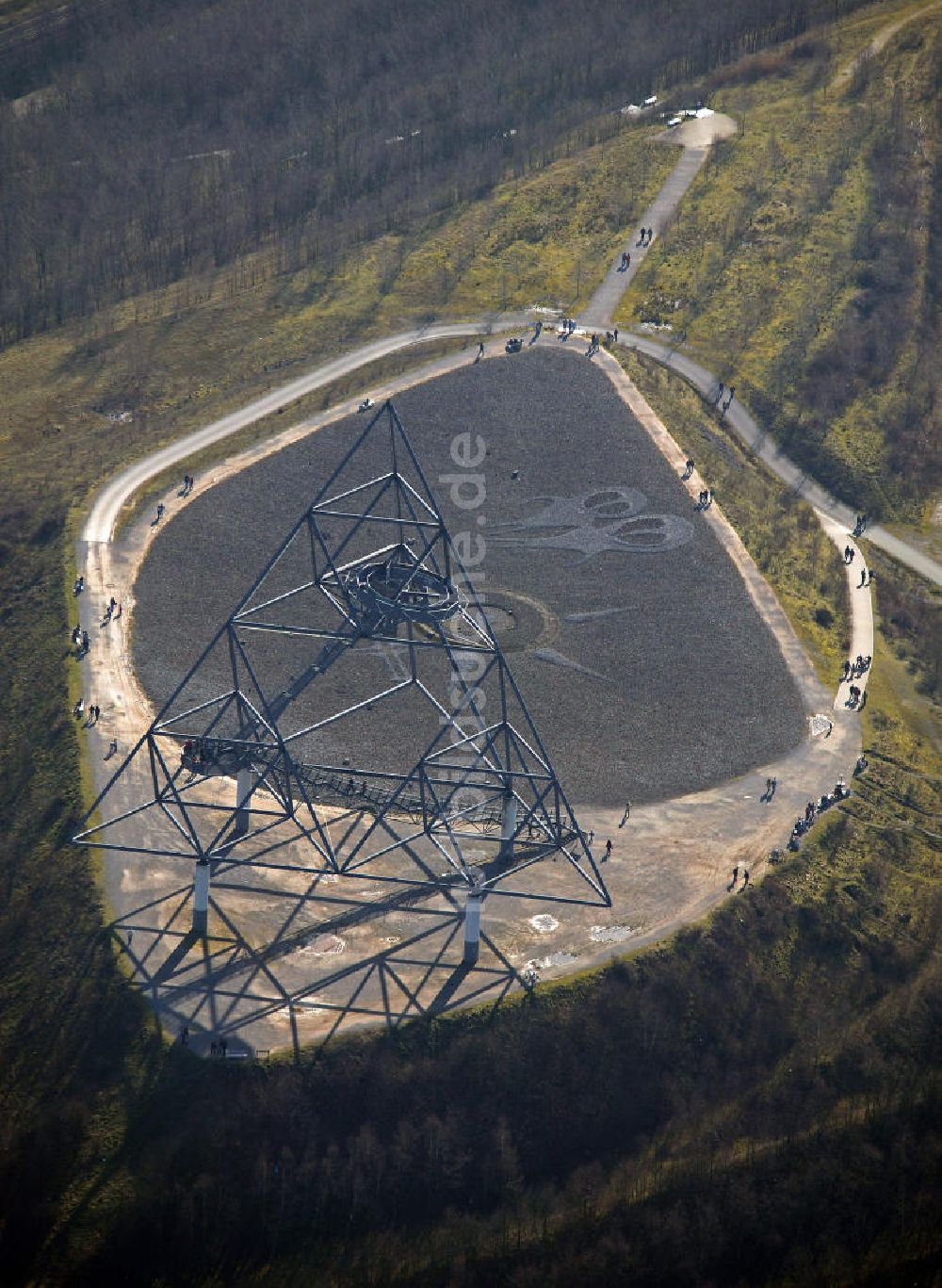 Luftbild Bottrop - Tetraeder Bottrop