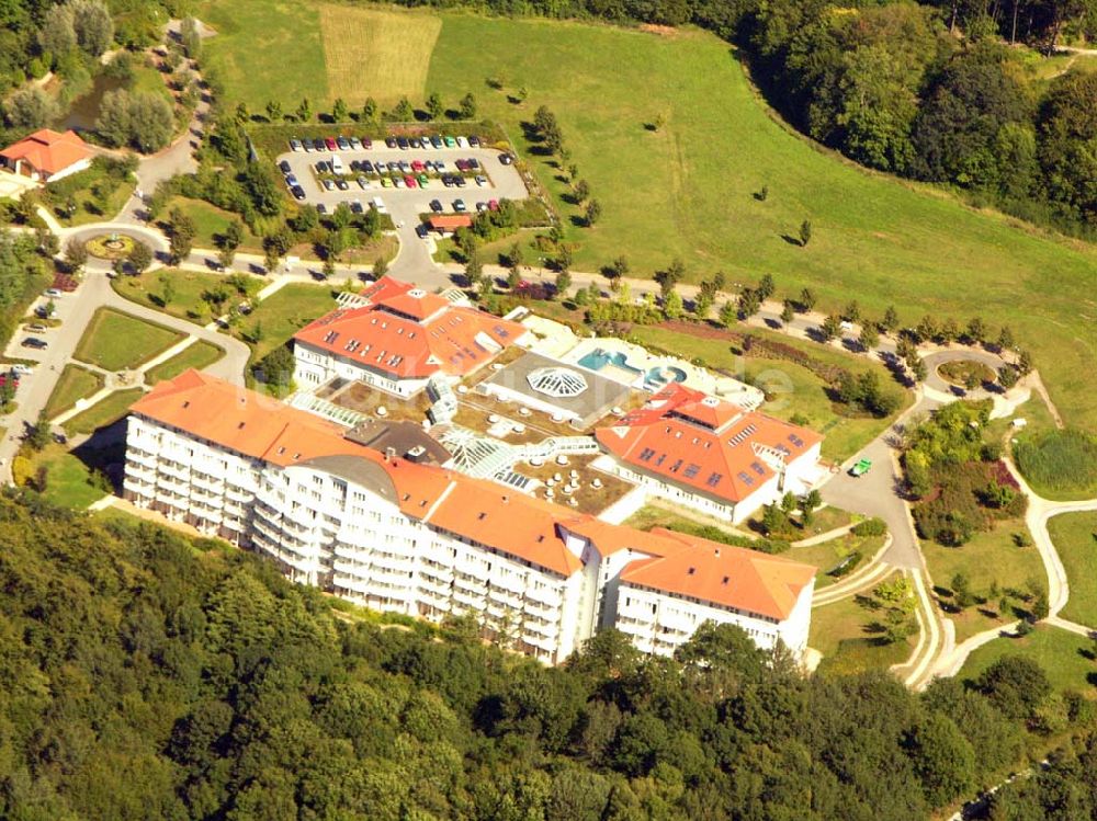 Blankenburg von oben - Teufelsbad Fachklinik Blankenburg