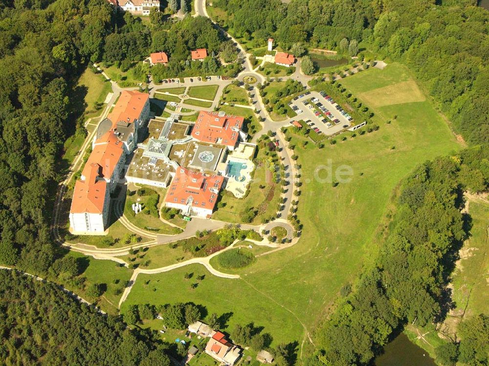 Blankenburg aus der Vogelperspektive: Teufelsbad Fachklinik Blankenburg