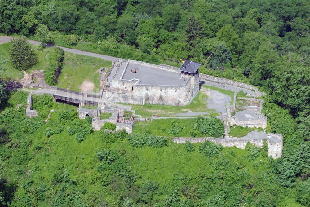 Luftaufnahme Überherrn / OT Felsberg - Teufelsburg bei Felsberg