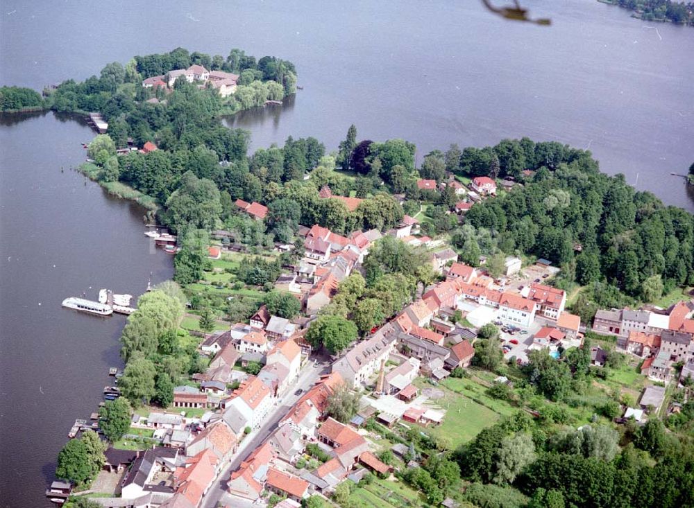 Luftbild Teupitz / Brandenburg - Teupitz in Brandenburg.