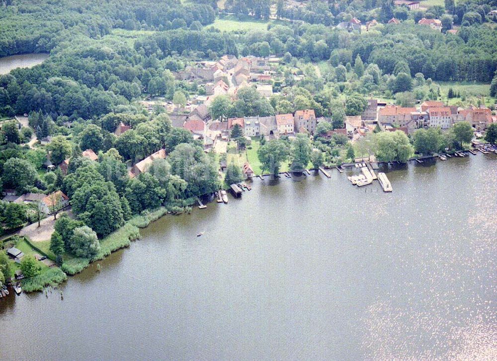 Teupitz / Brandenburg von oben - Teupitz in Brandenburg.