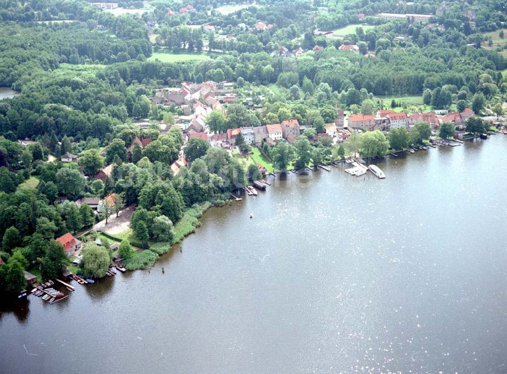 Luftaufnahme Teupitz / Brandenburg - Teupitz in Brandenburg.