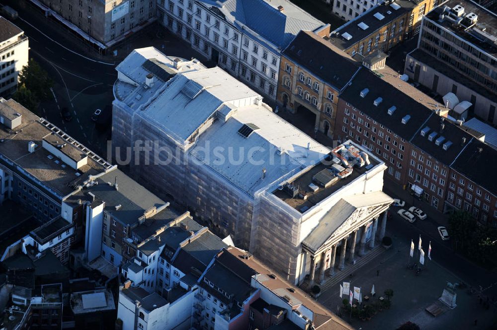 Aachen von oben - Theater Aachen