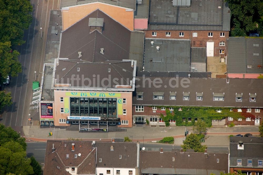 Oberhausen aus der Vogelperspektive: Theater Oberhausen im Bundesland Nordrhein-Westfalen