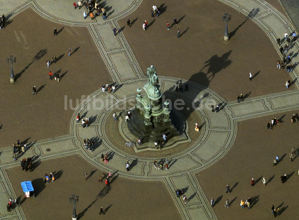 Luftbild Dresden - Theaterplatz in Dresden